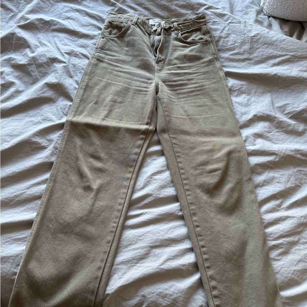 Reformation Olive Jeans